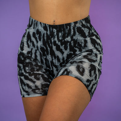 TWRKWEAR The Perfect Jiggly Shorts™ – Exclusive Collection: GRAY LEOPARD