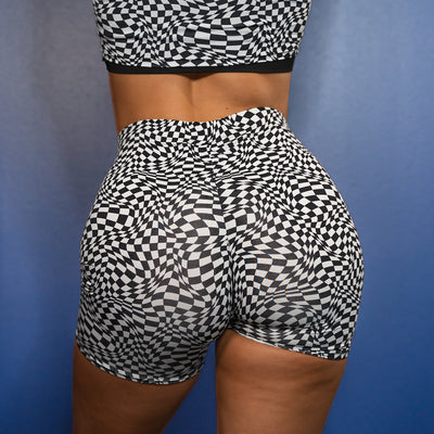 TWRKWEAR The Perfect Jiggly Shorts™ – Exclusive Collection by Finnish Peaches: BUBBLY BLACK&WHITE