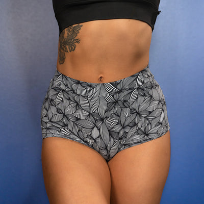 TWRKWEAR The Perfect Ruched Twerk Shorts™ – Exclusive Collection by Finnish Peaches: INFINITE FLOWERS