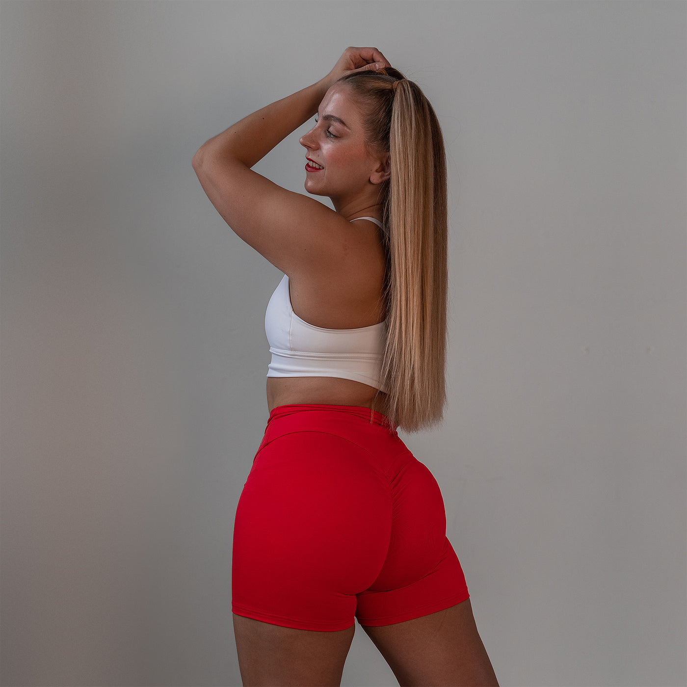 TWRKWEAR The Perfect Booty Shorts™ – Exclusive Collection: FIERCE RED