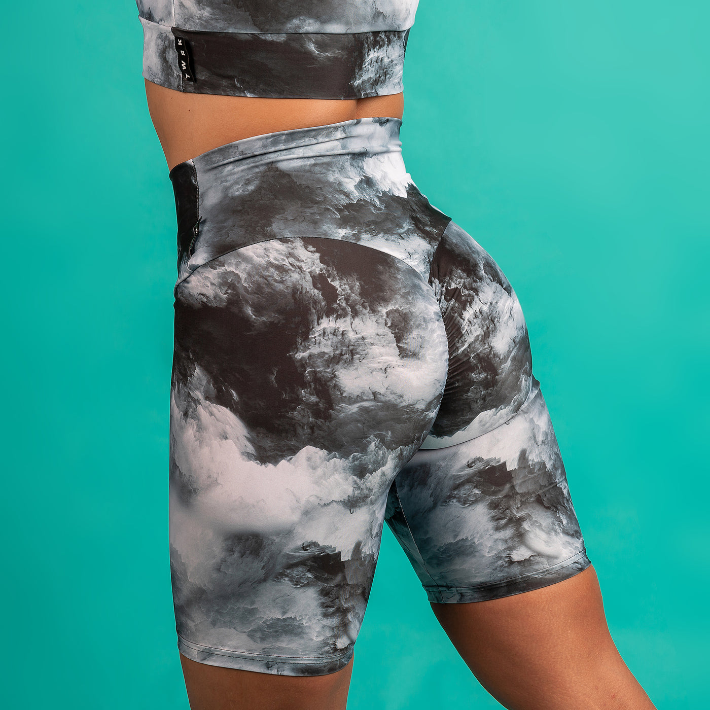 TWRKWEAR The Perfect Biker Shorts™ – Exclusive Collection: THUNDER GRAY