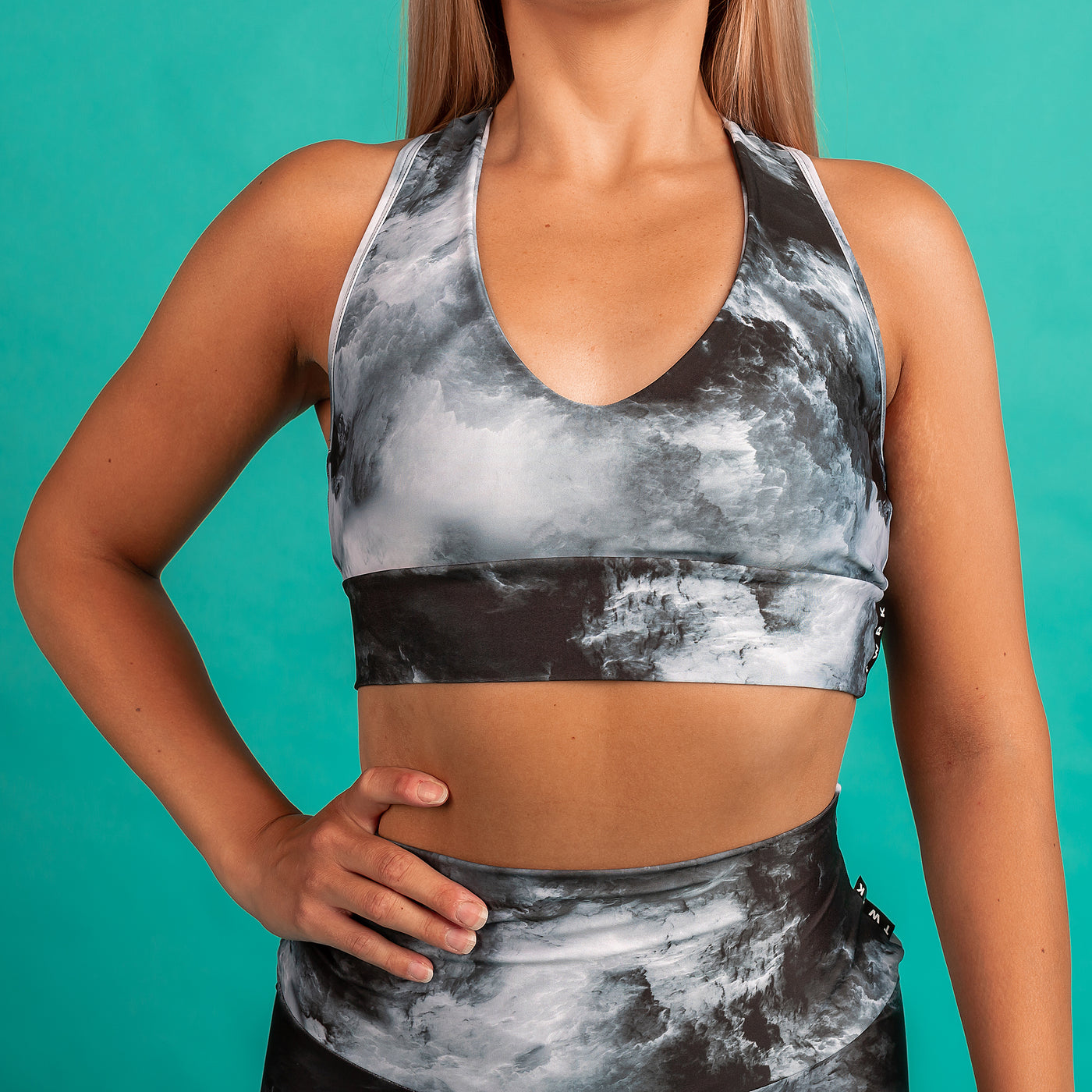 TWRKWEAR The Perfect Crop Top™ – Exclusive Collection: THUNDER GRAY