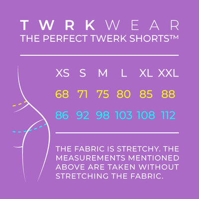 The Perfect Twerk Shorts™ Exclusive Collection: GLITTER FRINGE