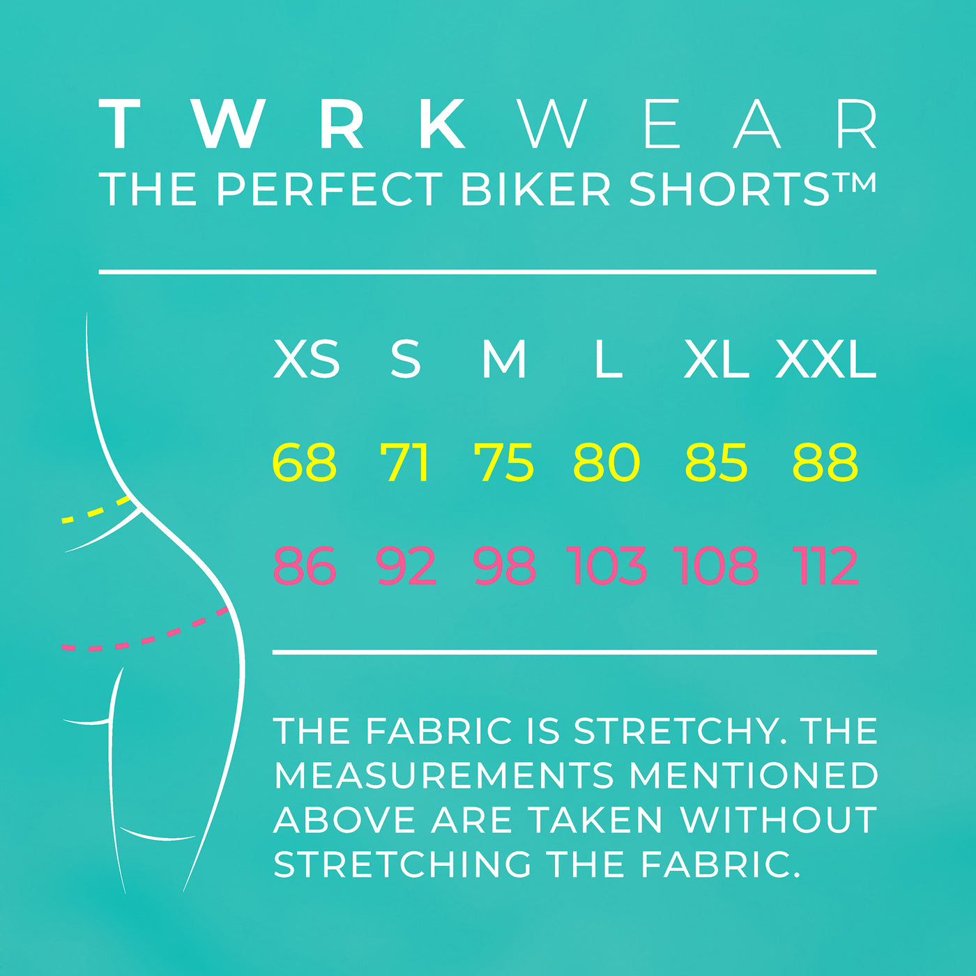 TWRKWEAR The Perfect Biker Shorts™ – Exclusive Collection: THUNDER GRAY
