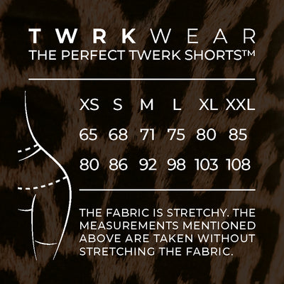 TWRKWEAR The Perfect Twerk Shorts™ – Exclusive Collection: WILD LEOPARD 2.0