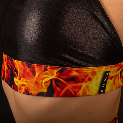 TWRKWEAR The Perfect Open Back Top™ – Exclusive Collection by Tinze: Sparkling Fire