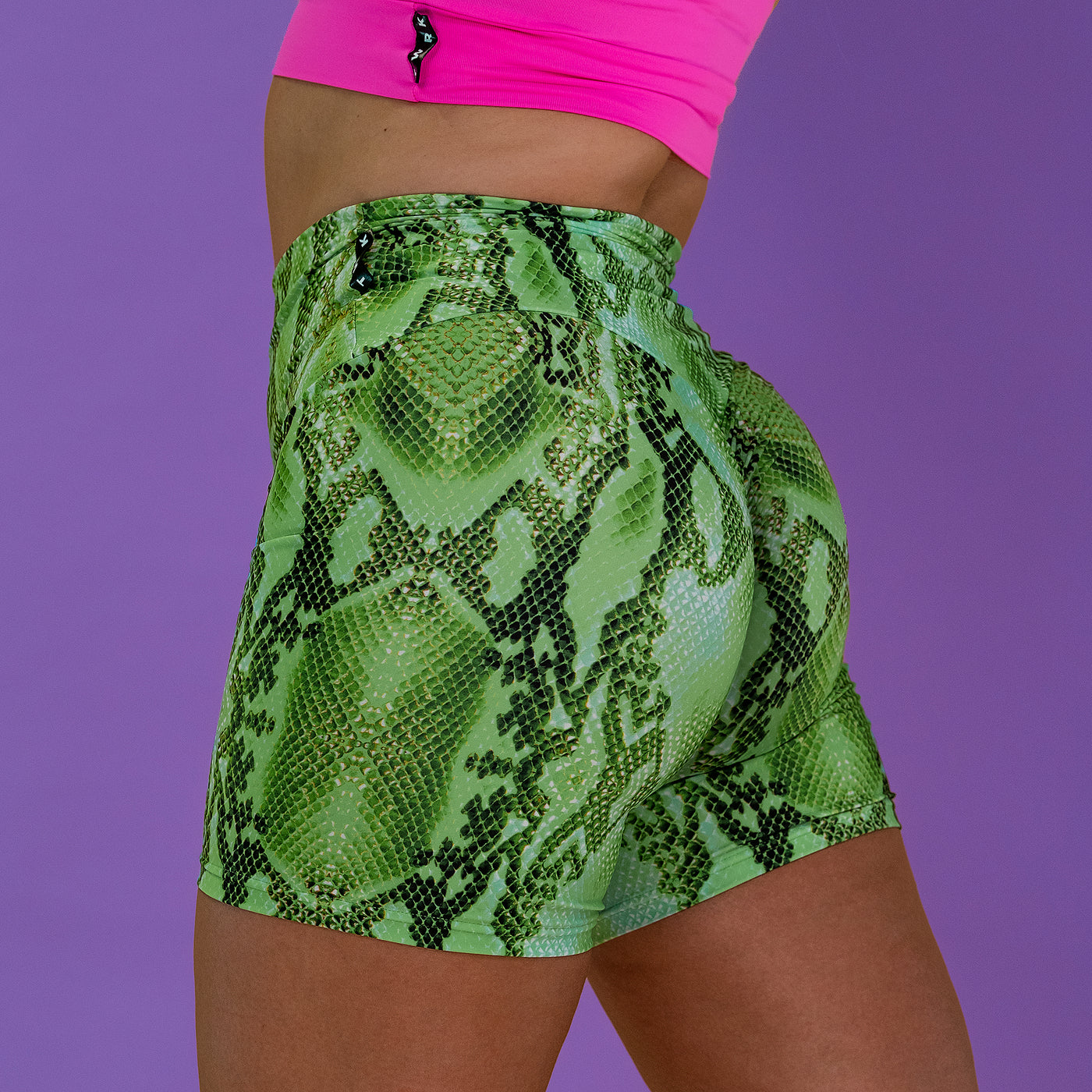 TWRKWEAR The Perfect Booty Shorts™ – Exclusive Collection: POISON SNAKE