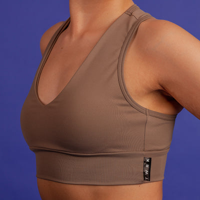 TWRKWEAR The Perfect Crop Top™ – TEMPTING TAUPE